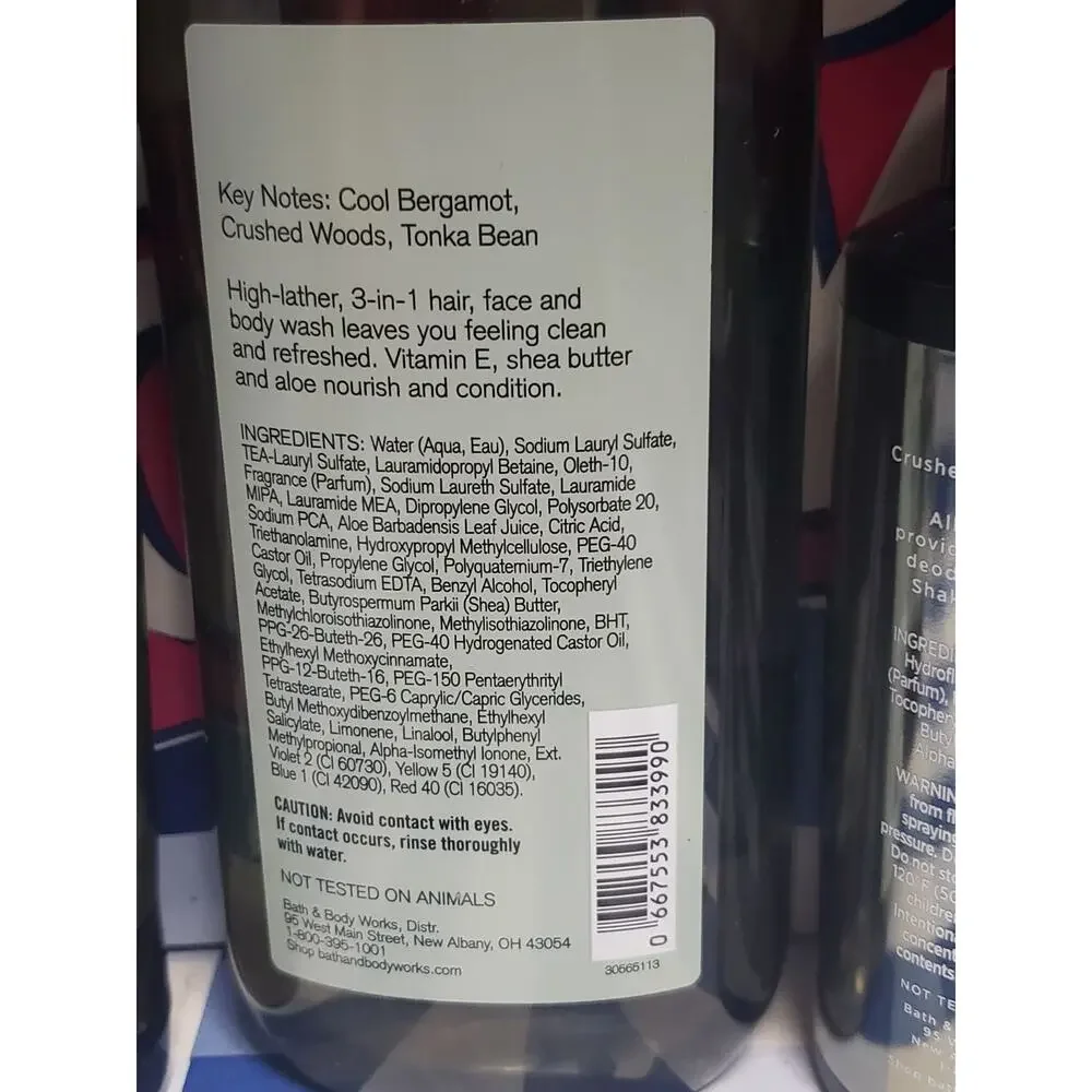 BBW Steel Mens Collection Body Care Bundle • 3 in 1 Body Wash • Cream • Spray